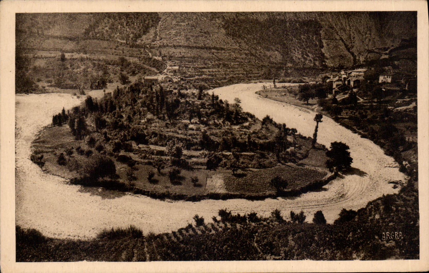 CPA Vallee de la Vis Gard Le Vllage de Vissec 