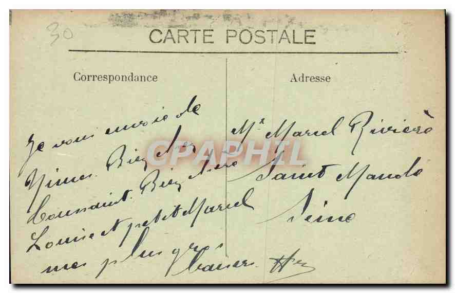 CPA Nimes Les Arenes Vue exterieure Cote Ouest  — Verso