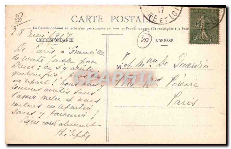 Dreux à vol d'oiseau — Hôtel de Ville, Église Saint-Pierre, Hôtel de la Caisse d'Épargne — M. Durelle, édit. — Reverso