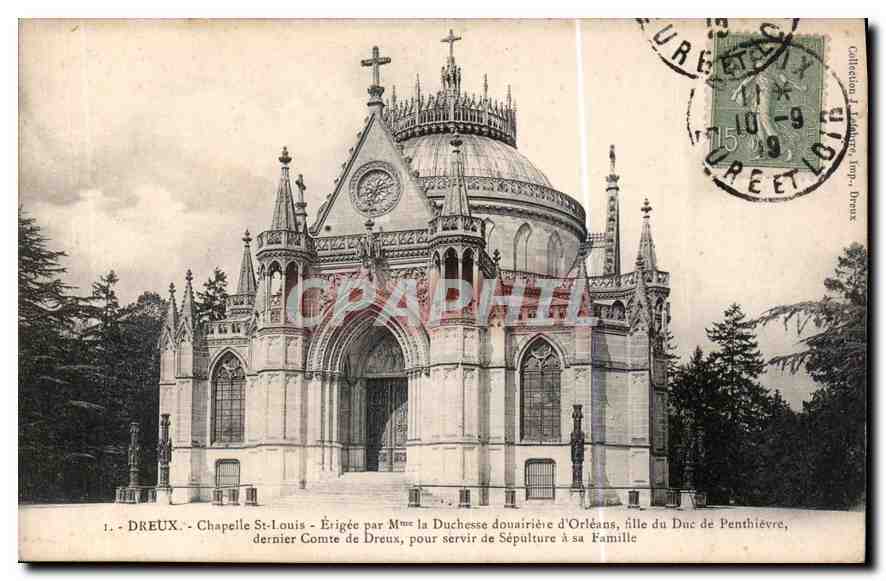 Dreux - Chapelle Saint-Louis — éditeur J. Follereau, n°1