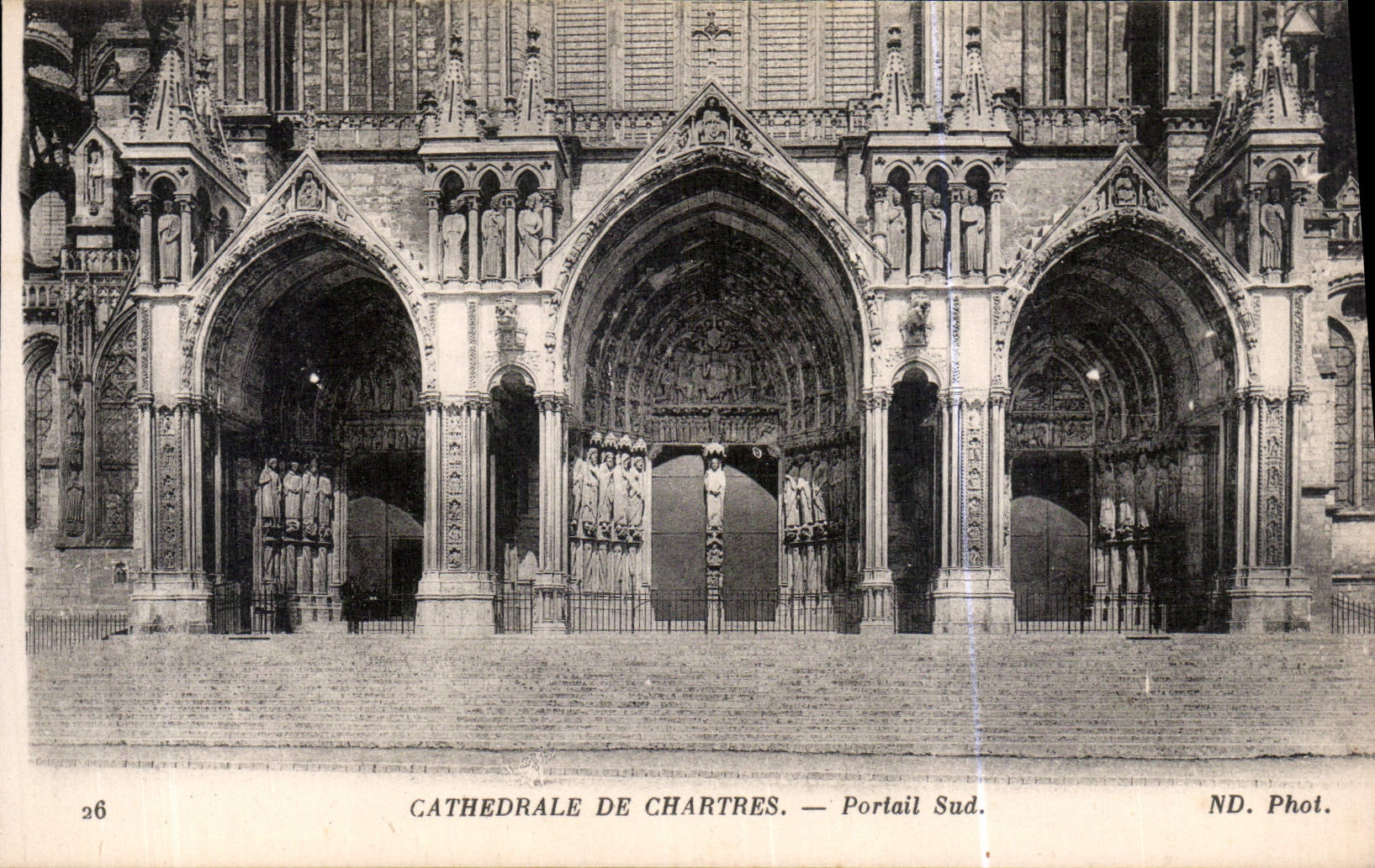 Cathédrale de Chartres — Portail Sud — ND. Phot.