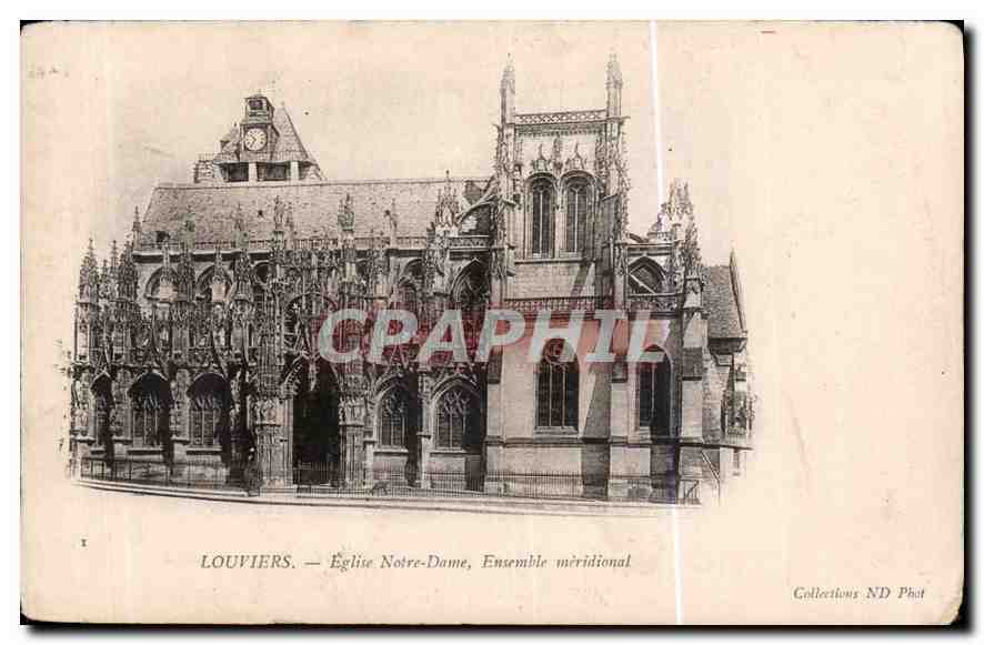 Louvières — Église Notre-Dame, Ensemble méridional — Collections ND Phot