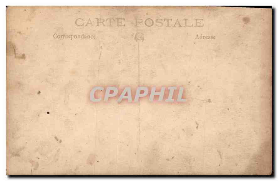 CARTE PHOTO Femme — Verso