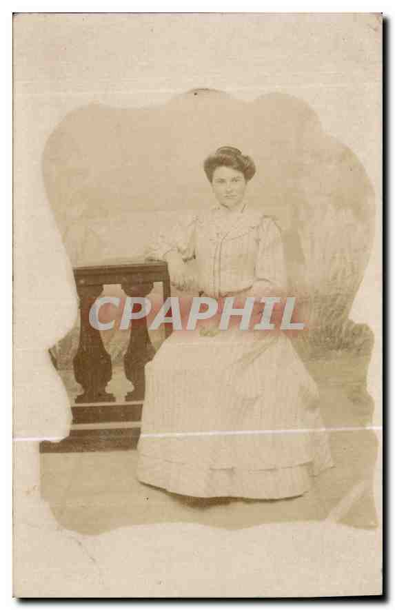 CARTE PHOTO Femme