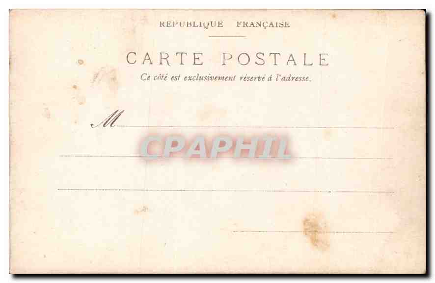 CARTE PHOTO Femme Enfant — Rückseite