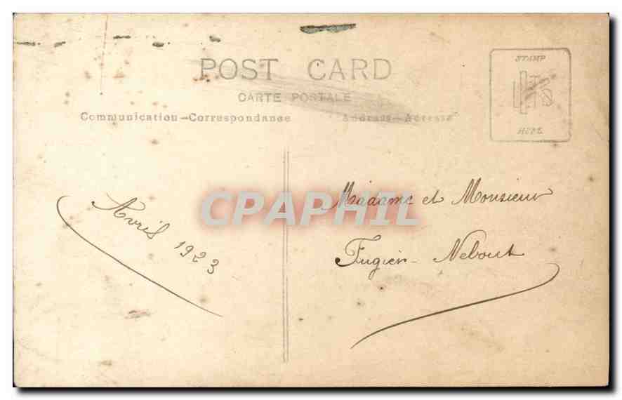 CARTE PHOTO Femme Enfant — Rückseite
