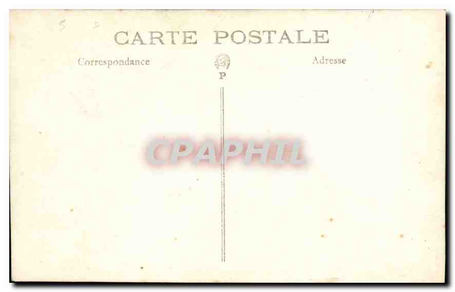 CARTE PHOTO Enfant Communiante — Verso