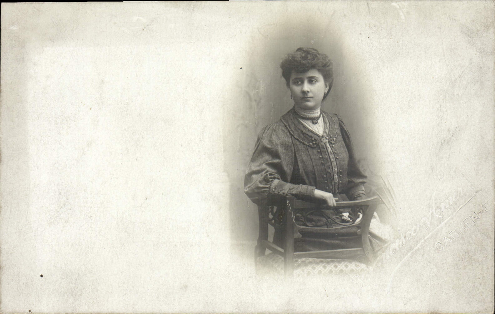 CARTE PHOTO Femme 