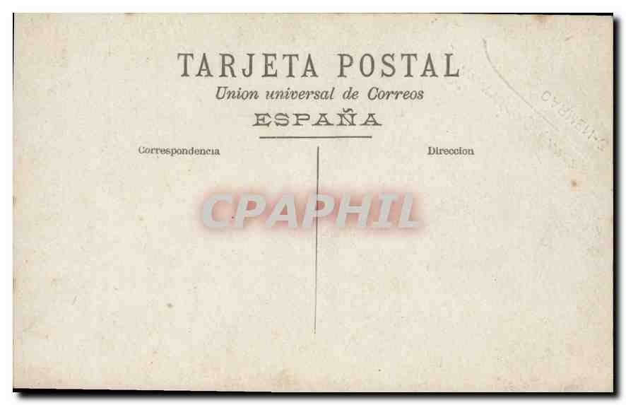 CARTE PHOTO Femme  — Verso