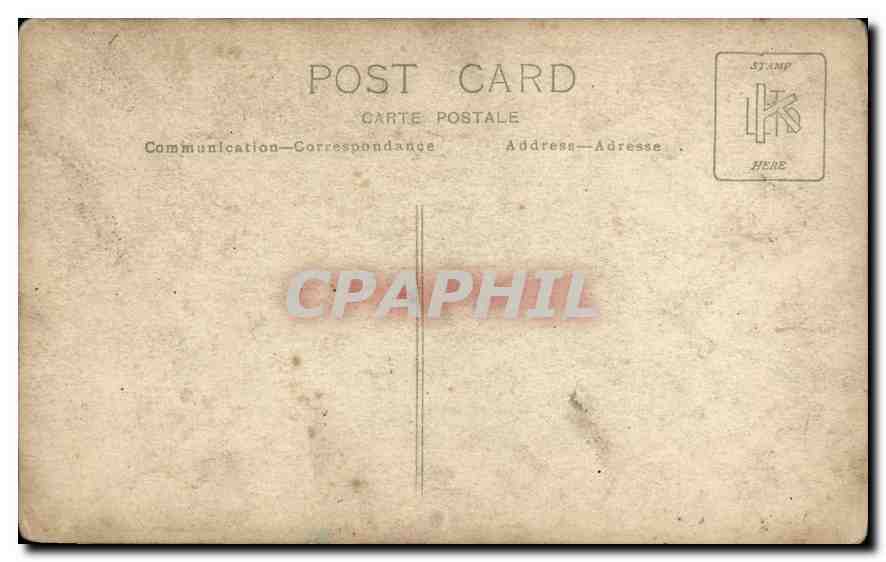 CARTE PHOTO Femme Enfant — Back