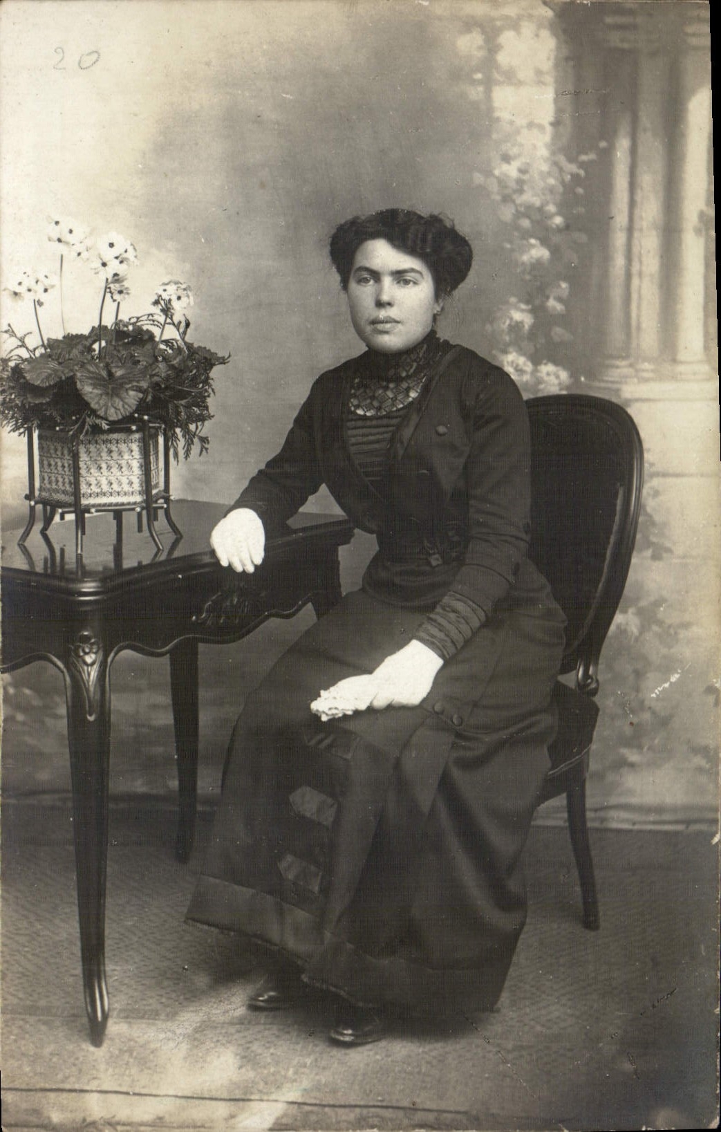 CARTE PHOTO Femme 