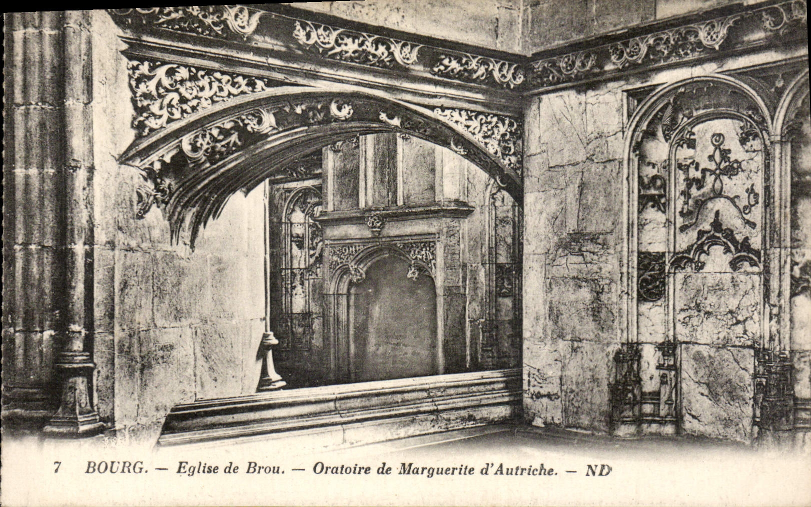 Bourg — Église de Brou — Oratoire de Marguerite d'Autriche