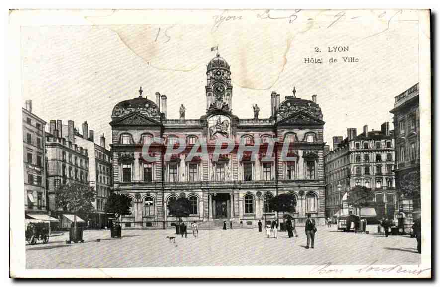 CPA Lyon Hotel de Ville 