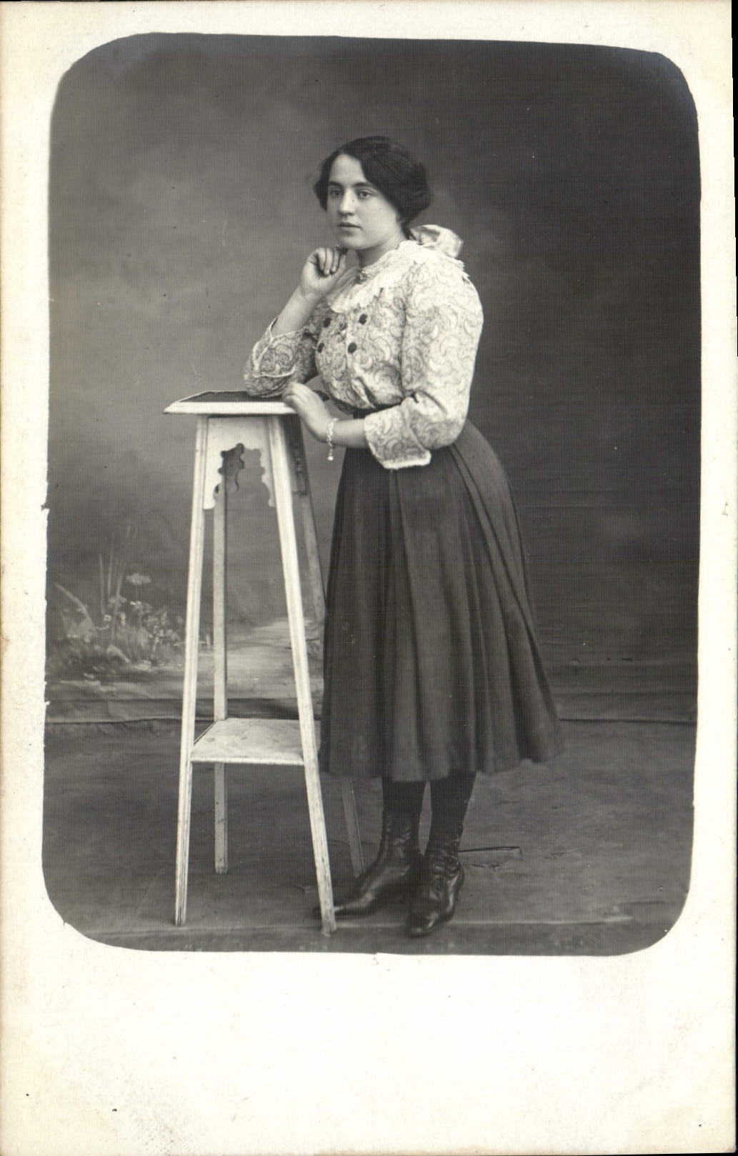 CARTE PHOTO Femme 