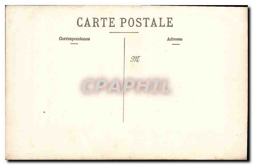 CARTE PHOTO Femme  — Rückseite