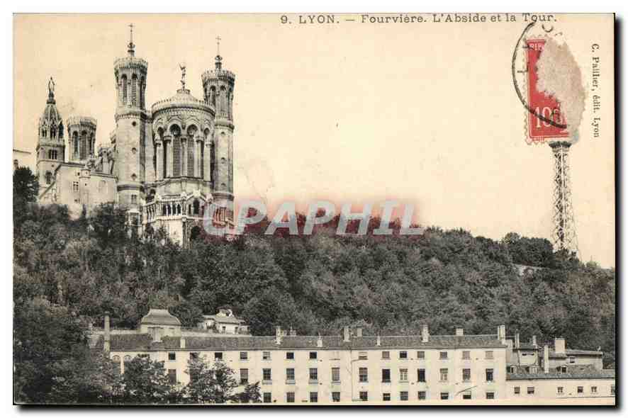 CPA Lyon Fourviere L'Abside et la Tour 