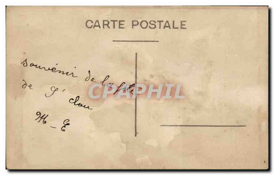 CARTE PHOTO Femme couple — Rückseite