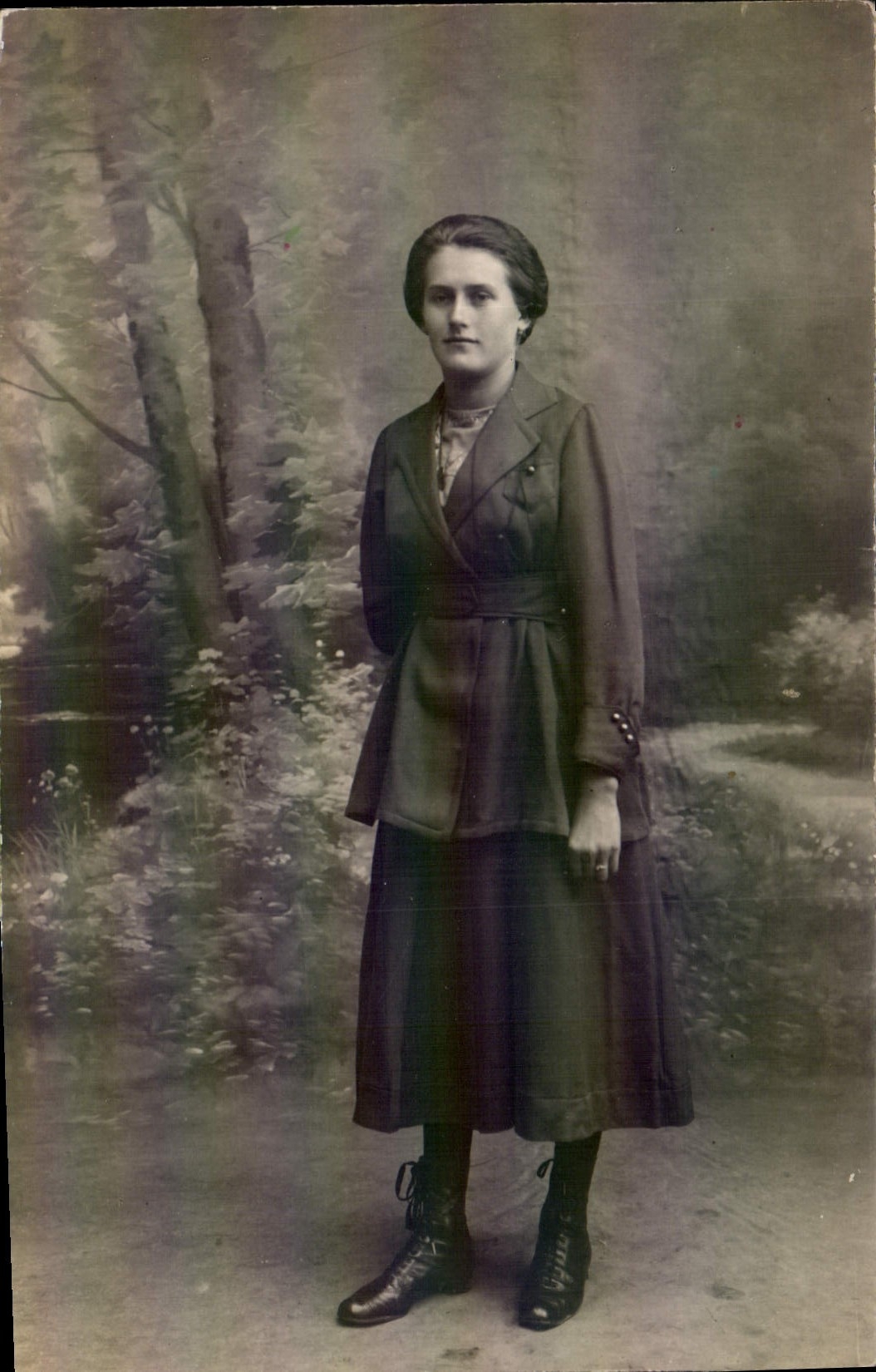 CARTE PHOTO Femme