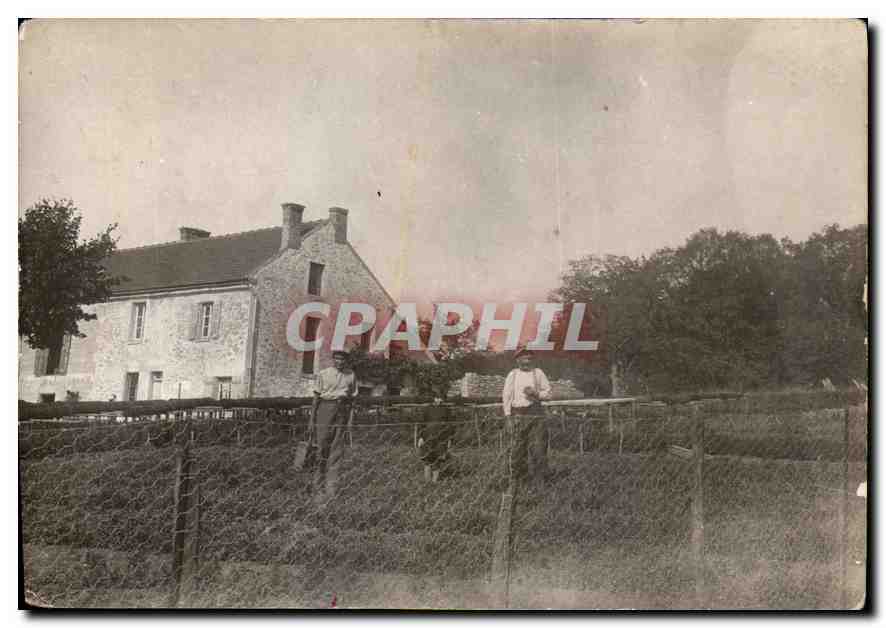 CARTE PHOTO Maison Theniericourt 1933
