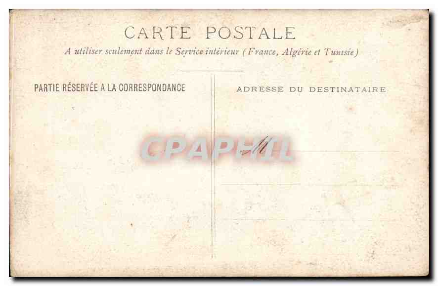 CARTE PHOTO Femme Enfants — Rückseite