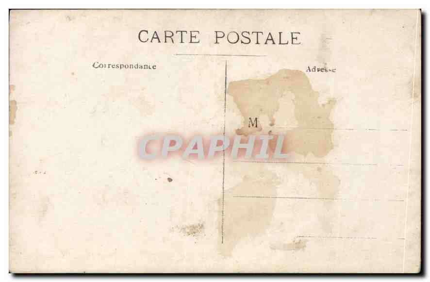 CARTE PHOTO Femme — Rückseite