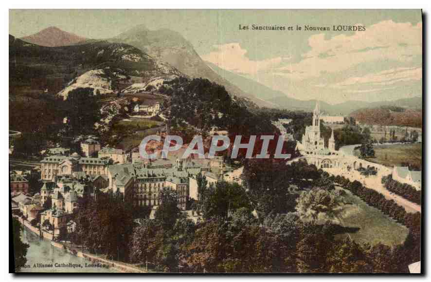 CPA Les Sanctuaires et le Nouveau Lourdes 