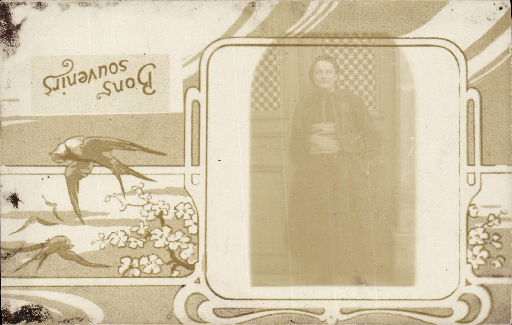 CARTE PHOTO Femme