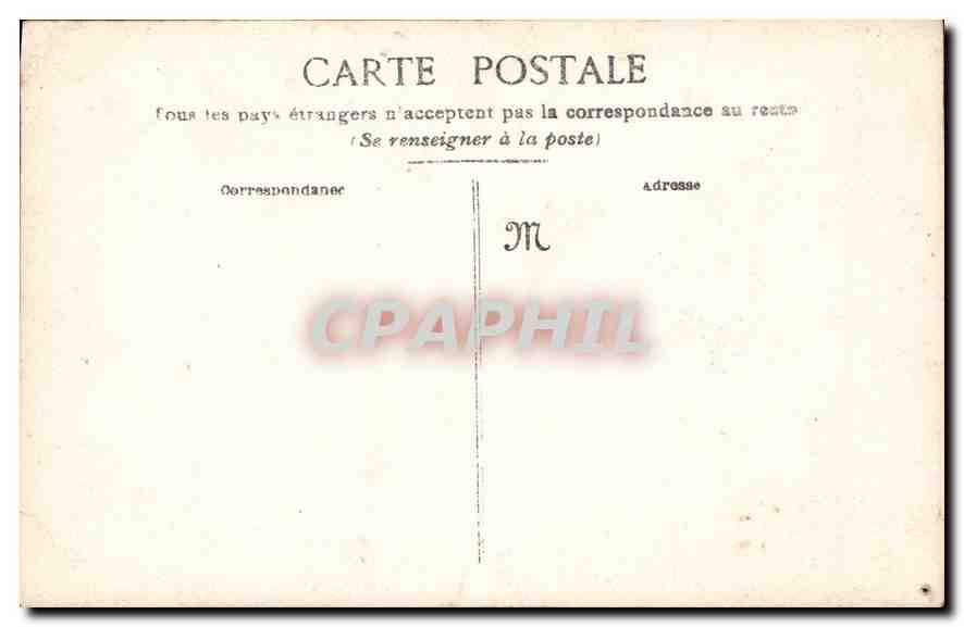 CARTE PHOTO Femme — Rückseite
