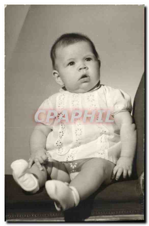 CARTE PHOTO Enfant Bebe