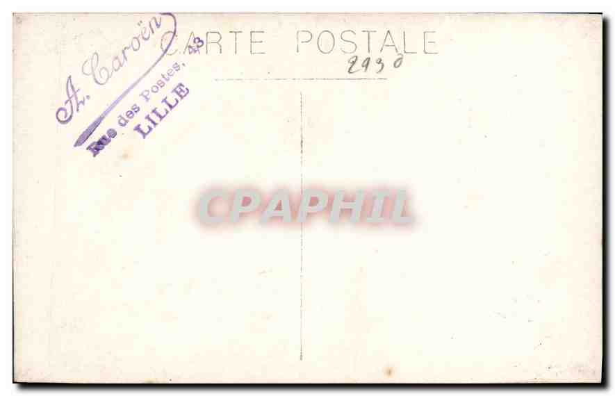 CARTE PHOTO Enfant — Rückseite