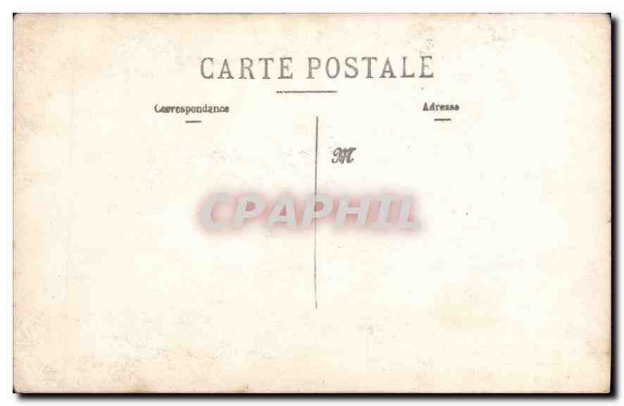 CARTE PHOTO Homme Violon Musique — Rückseite