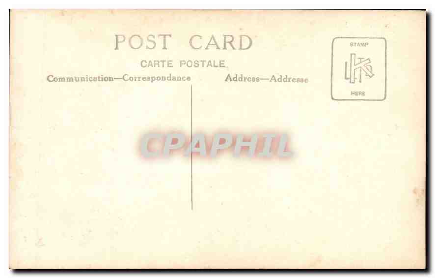 CARTE PHOTO Enfant Communiante — Rückseite