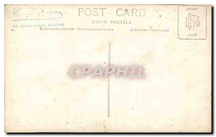 CARTE PHOTO Femme — Rückseite