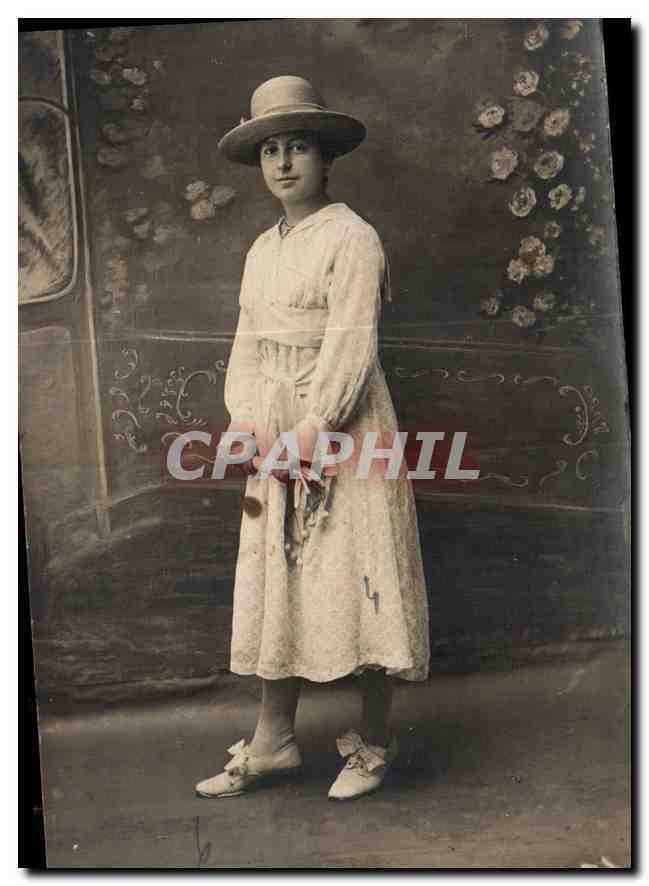 CARTE PHOTO Femme