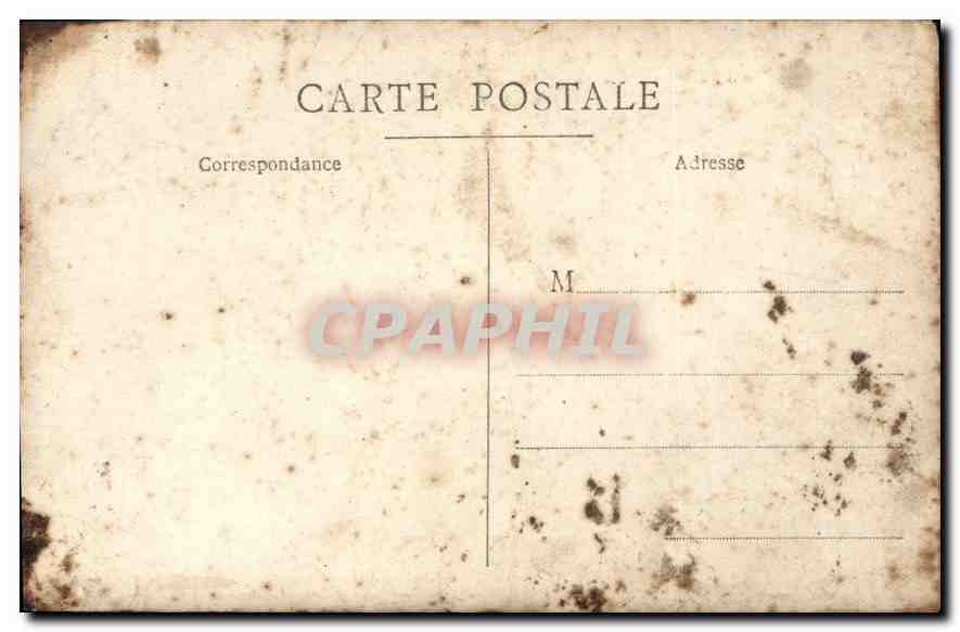 CARTE PHOTO Femme — Verso