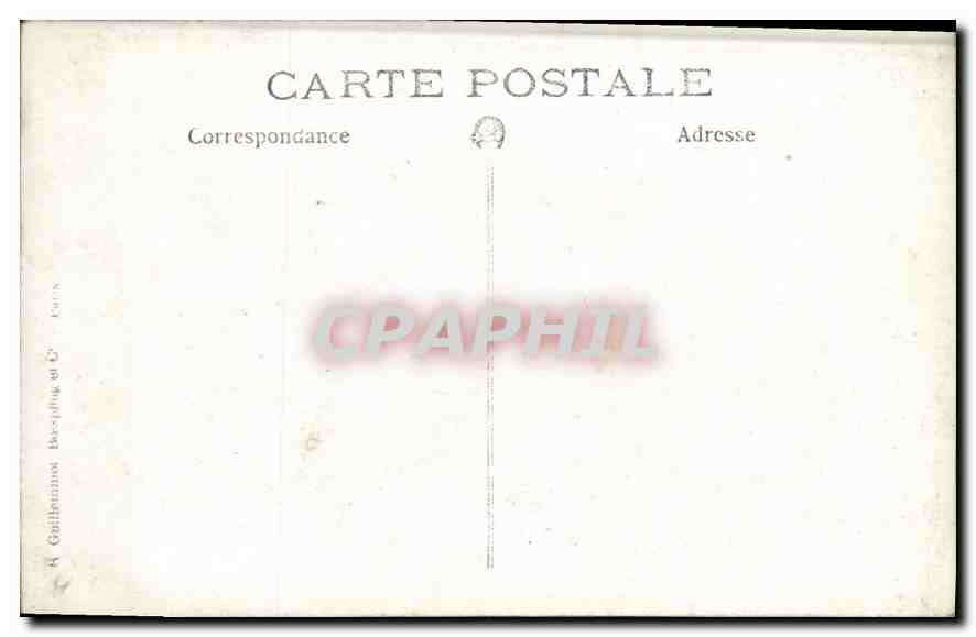 CARTE PHOTO Femme  — Verso