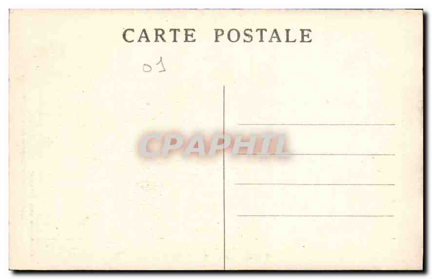 CPA Villand Vernu Ard Ain Interieur de la Chapelle de la Glorification  — Back