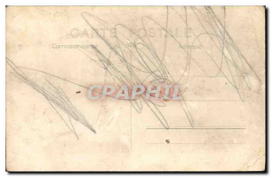 CARTE PHOTO Femmes Autobus Car  — Back