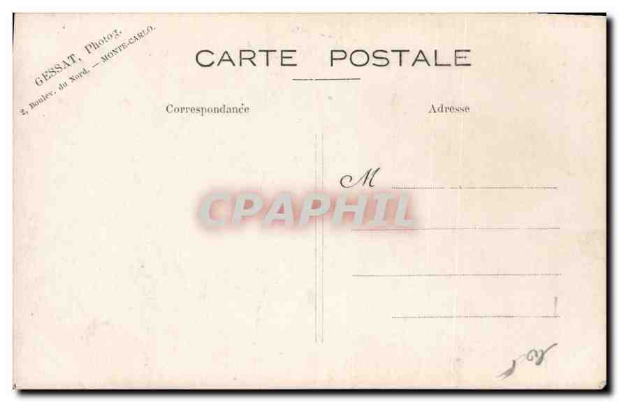 Famille et chien — Jardin botanique — Gessat, Monte-Carlo — Reverso