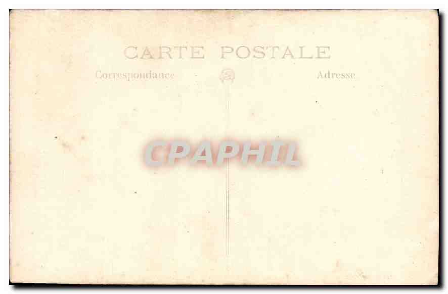 CARTE PHOTO Homme La France Bateau — Rückseite