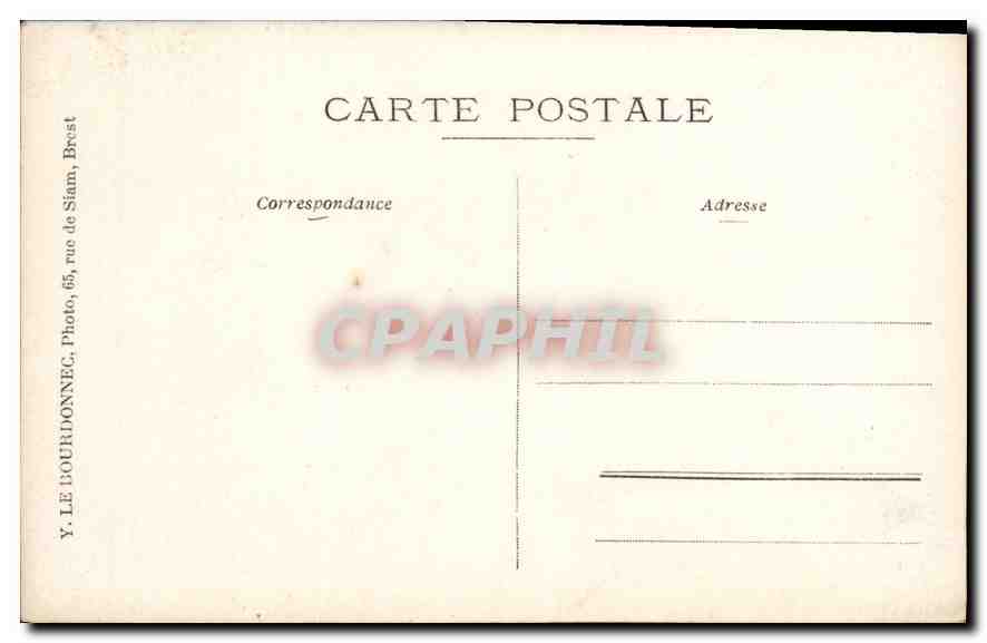 CARTE PHOTO Femme — Rückseite