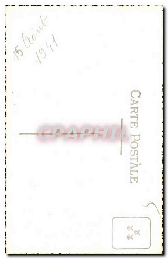 CARTE PHOTO Femme — Rückseite