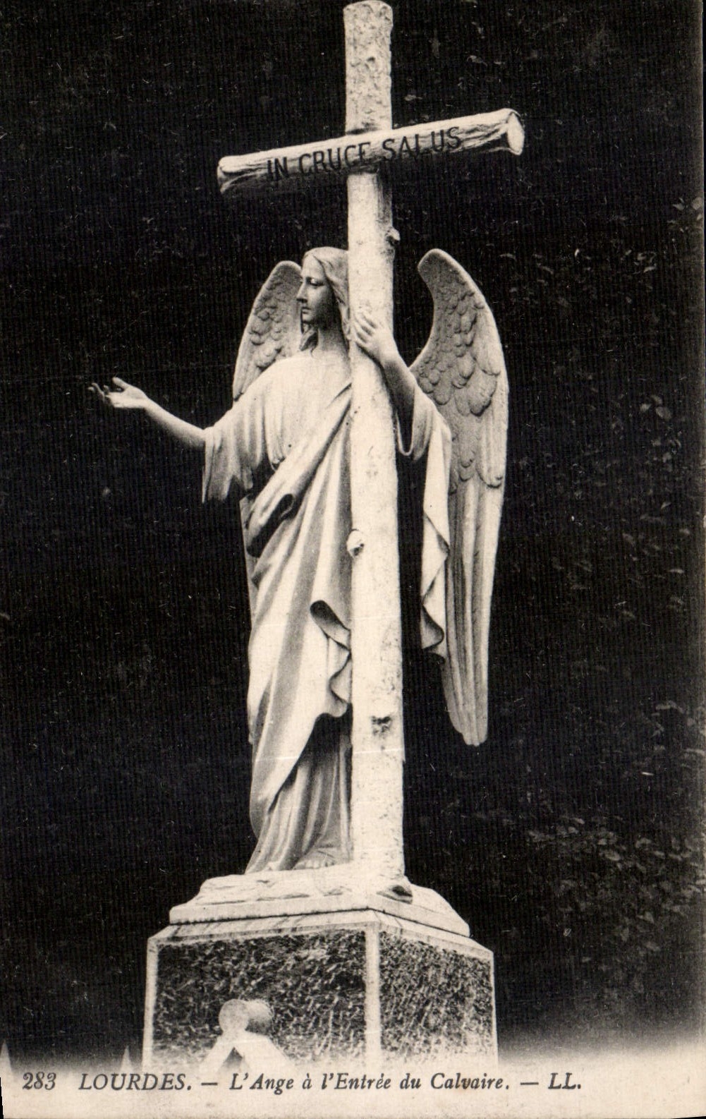Lourdes — L'Ange à l'Entrée du Calvaire — LL. N° 283