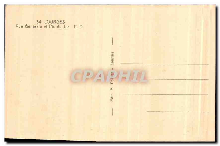 CPA Lourdes  — Verso