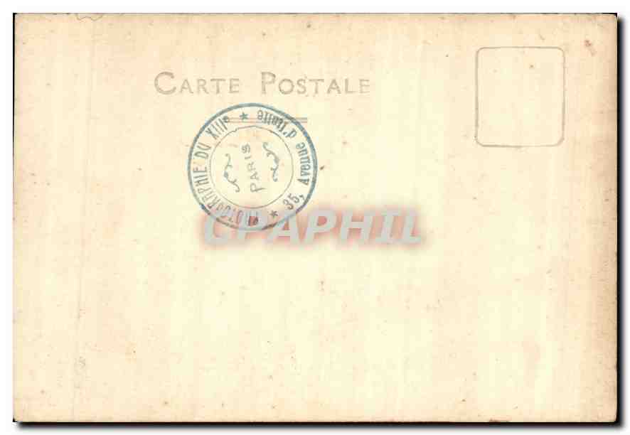CARTE PHOTO Femme — Rückseite