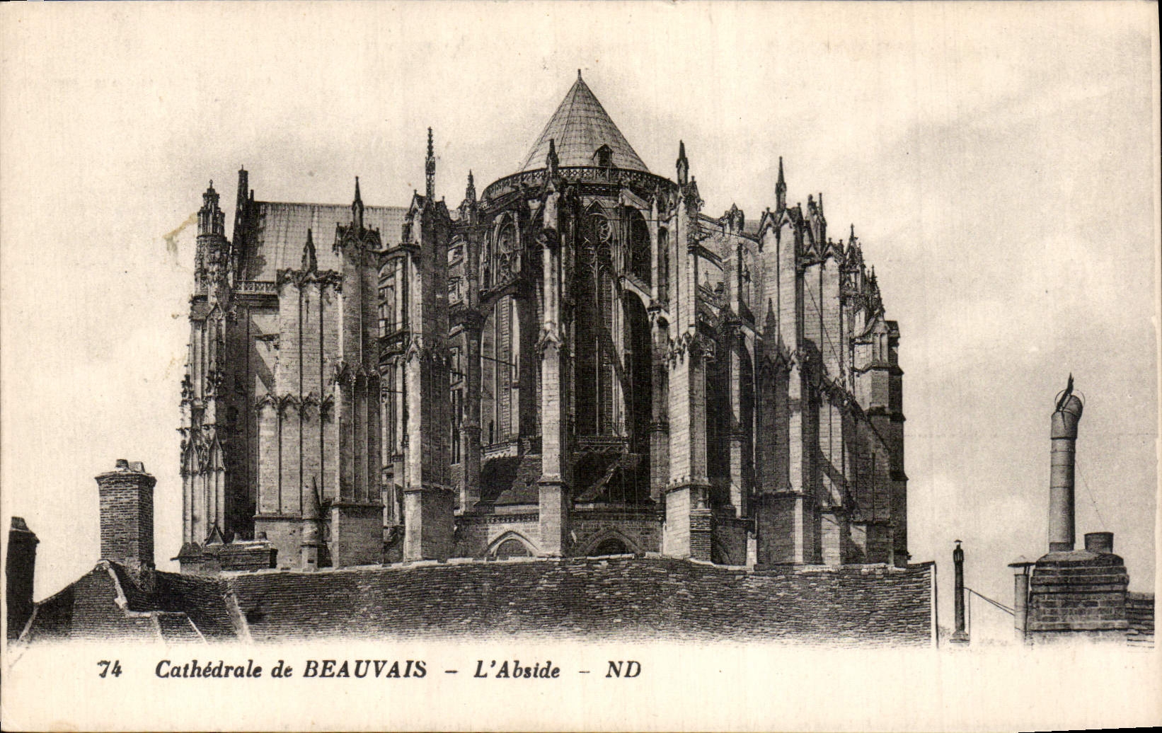 Cathédrale de BEAUVAIS — L'Abside — ND