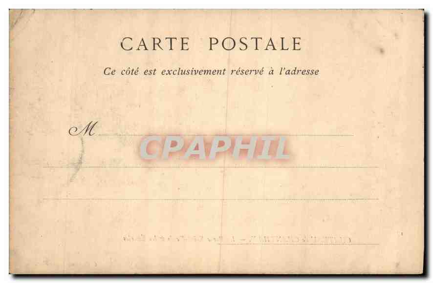 CPA Chateau de Chantilly La Porte Saint Denis les Ecuries  — Verso