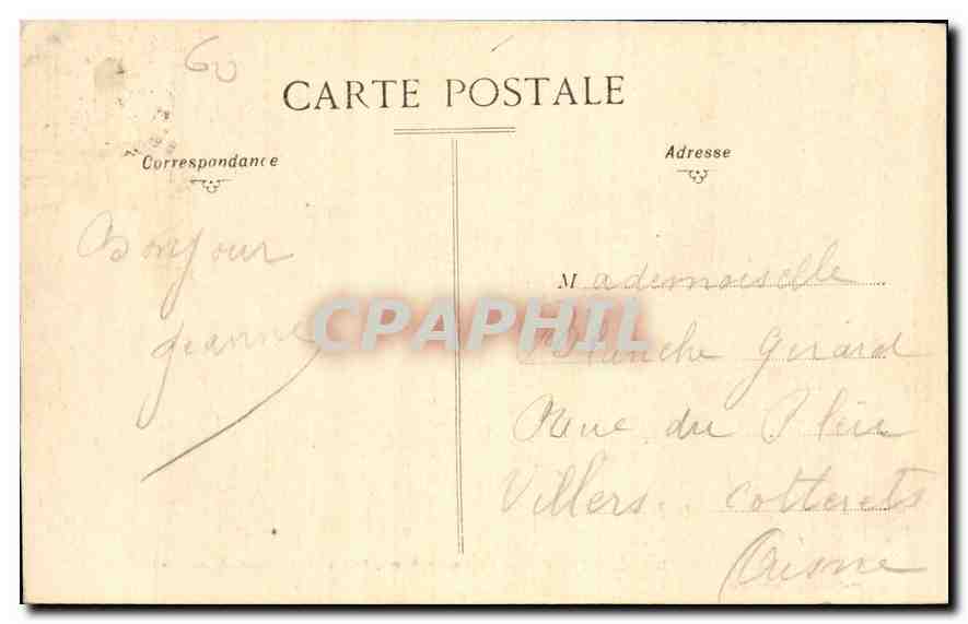 CPA Compiegne Palais de Compiegne Salon des aides de camp  — Rückseite