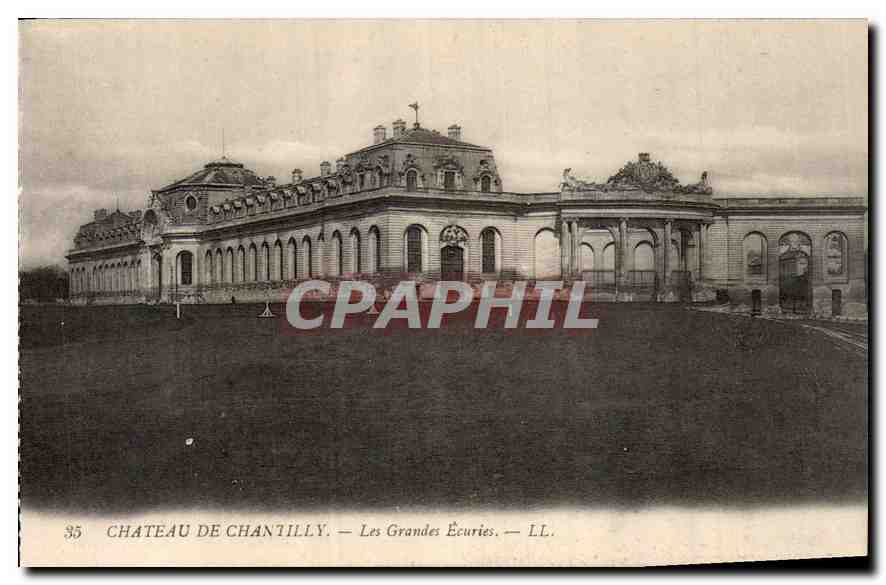 CPA Chateau de Chantilly Les Grandes Ecuries 