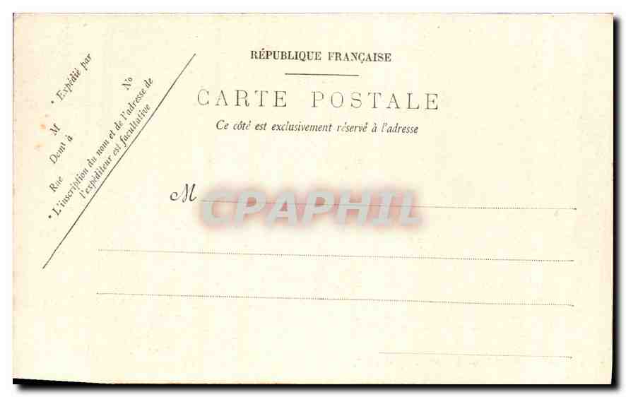 CPA Compiegne L'Hotel de Ville  — Back